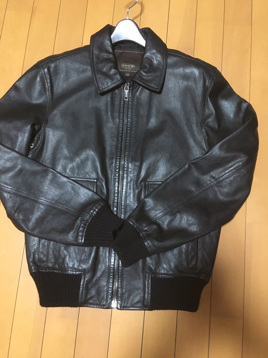 COACH コーチ レザージャケット Mサイズ(コーチ)｜売買された
