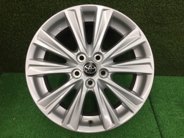 大阪HM1116-1☆アルファード・ヴェルファイア トヨタ純正 18x7.5J+45 5H/114.3 18インチ ホイールのみ 4本 売切り!