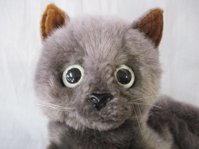童心 ぬいぐるみ グレー猫 ねこ ネコ(ネコ一般)｜売買された