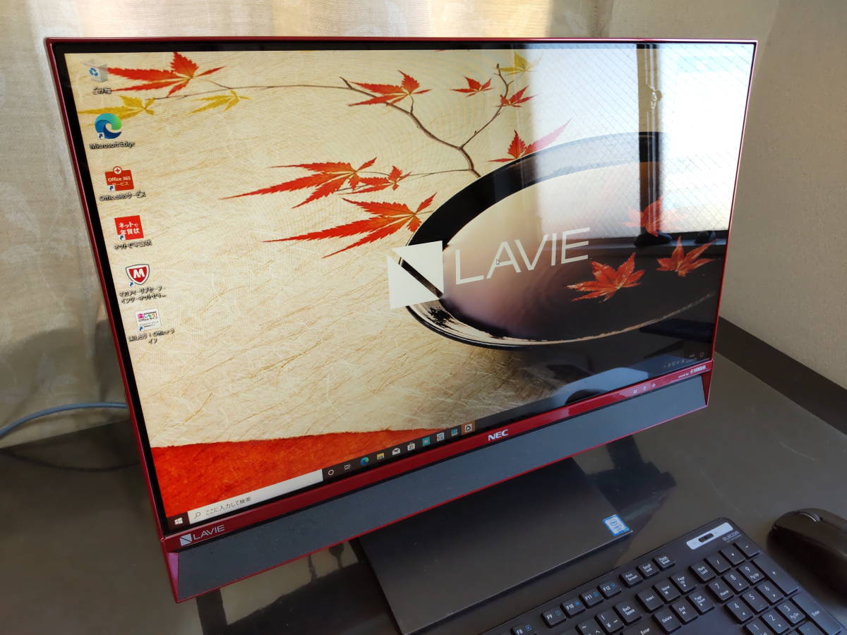 ☆超速SSD☆Core i7-6500U☆23.8型 LAVIE Desk All-in-one DA770/EAR