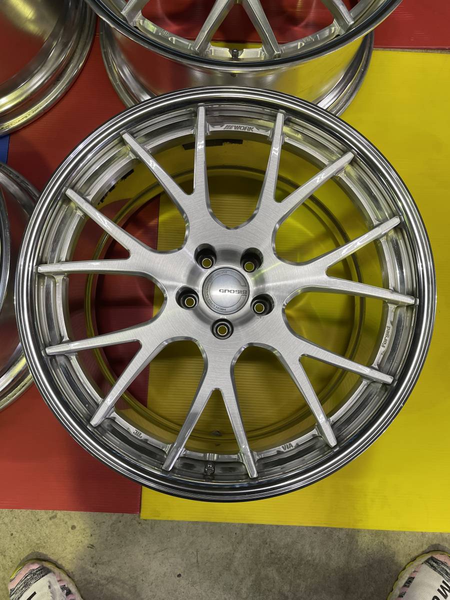 - GNOSIS Yahoo!オークション 02 FCV 2085+35 【限界価格】【送料無料】WORK Gnosis(グノーシス)FCV02 20インチ 鍛造★フロント9.5J+12★リア10.5J+25★PCD114.3★ フーガetc