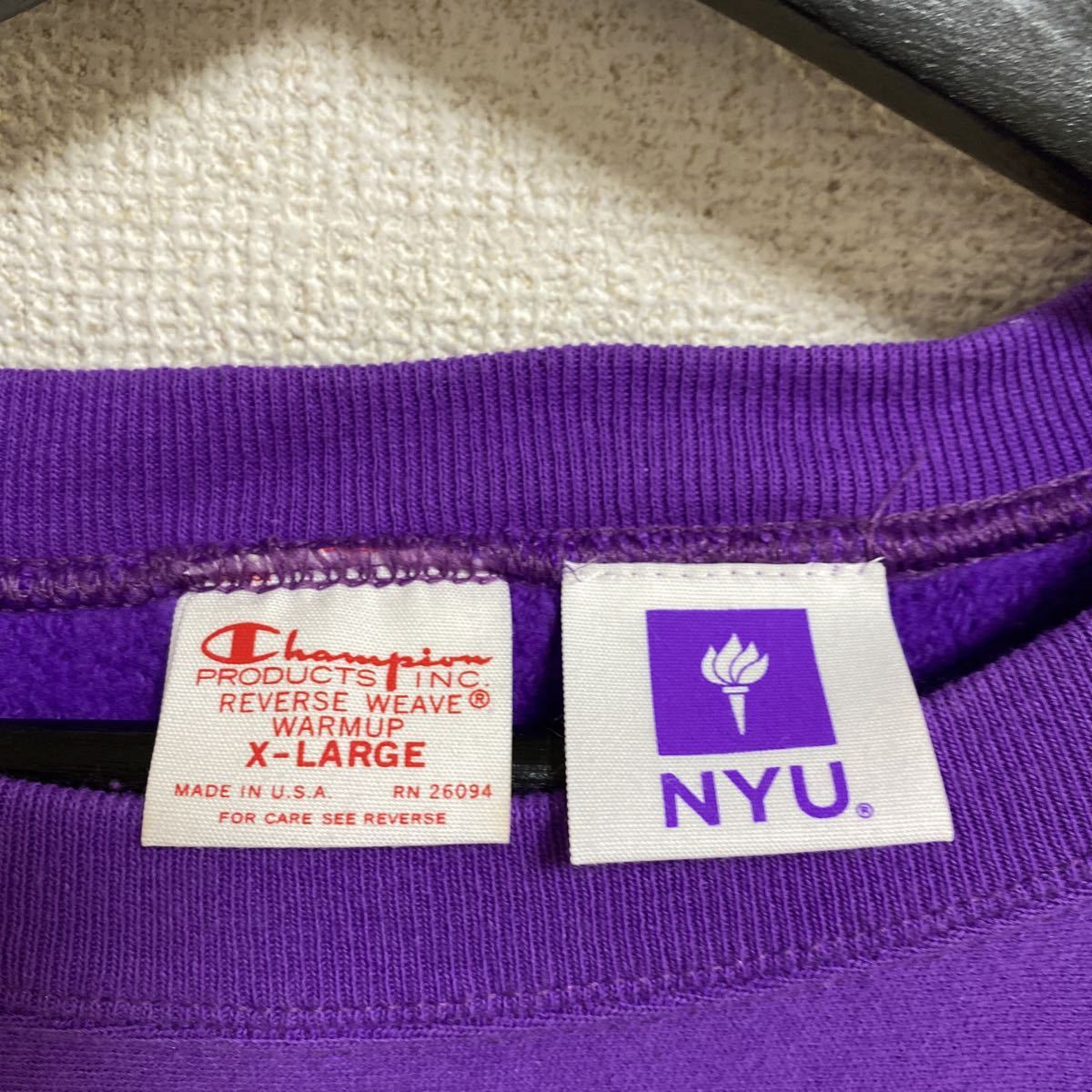 美品】Champion チャンピオン リバースウィーブ 赤タグ スウェット
