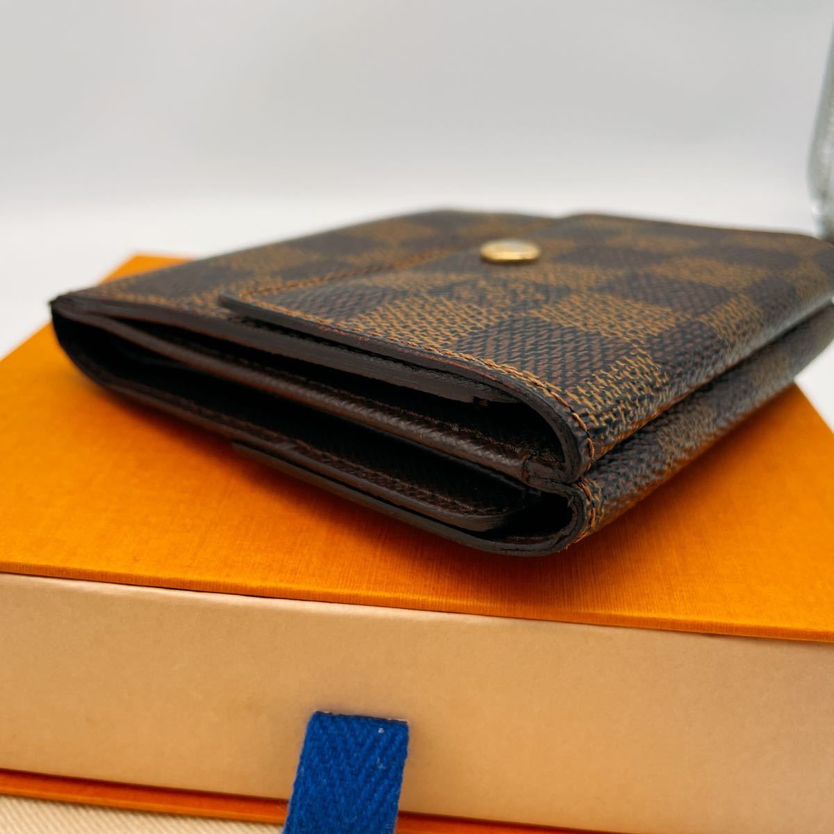 廃盤品 使用わずか ほぼ未使用 現行型 ルイヴィトン ダミエ エベヌ 