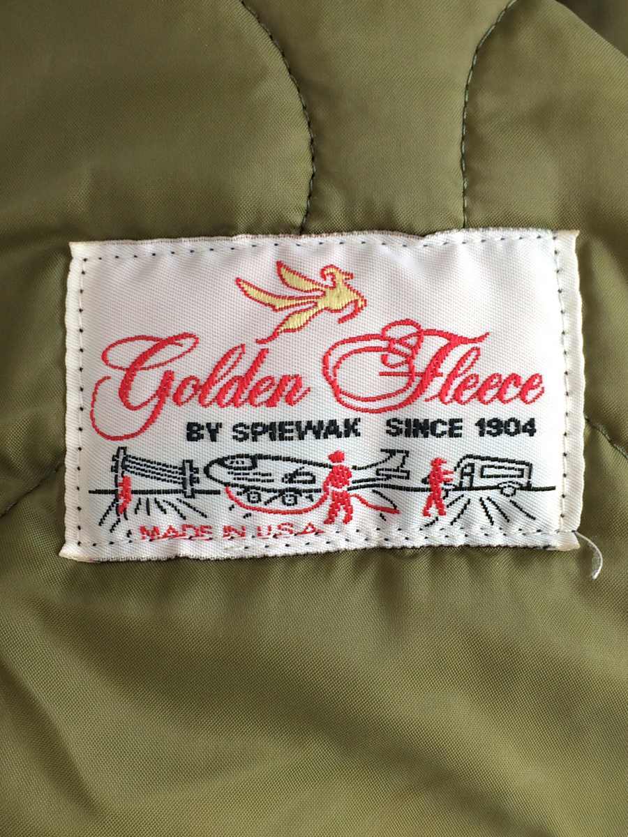 GOLDEN FLEECE SPIEWAK◆フライトジャケット/40/コットン/KHK/BEAMS別注/N-2B SPIEWAK Fleece Golden Jacket | VOSTOK