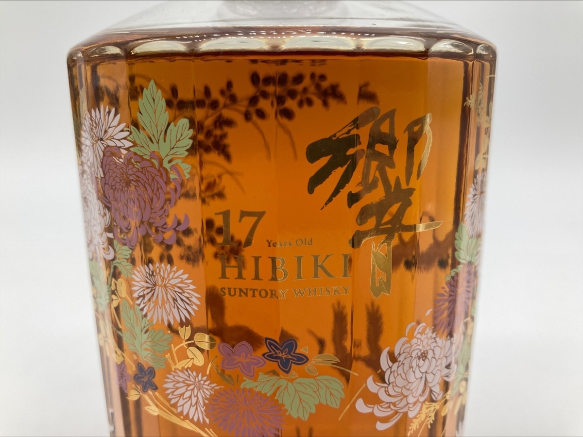 響17年 意匠ボトル ［花鳥風月］43度 700ml ウイスキー SUNTORY 【公式 