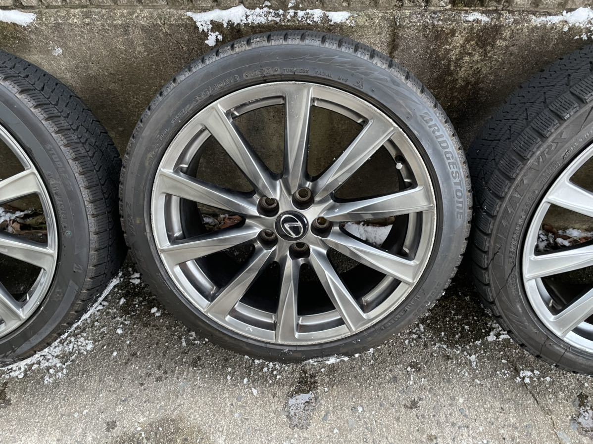 ラスト値下げ 軽量 レクサス IS－F 純正 BBS製 235/40r19 265/35r19  