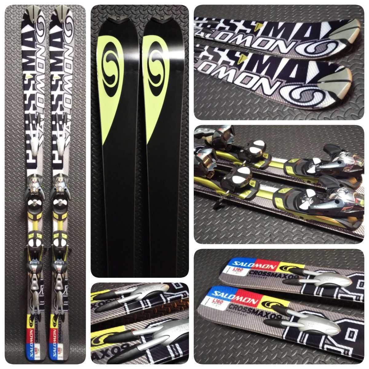 ☆美品1DAY試乗板☆サロモン160㎝カービングスキー☆SALOMON