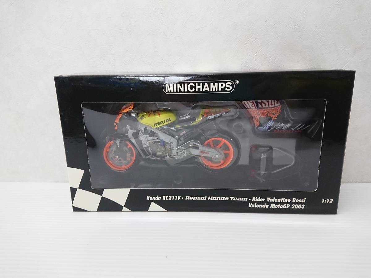 RC211V ミニチャンプス 1&frasl;12 0 Honda HONDA GP Moto 公式通販 MotoGP ホンダ CHAMPION&frasl;MOTOGP Telefonica VALENTINO ロッシ レプソル