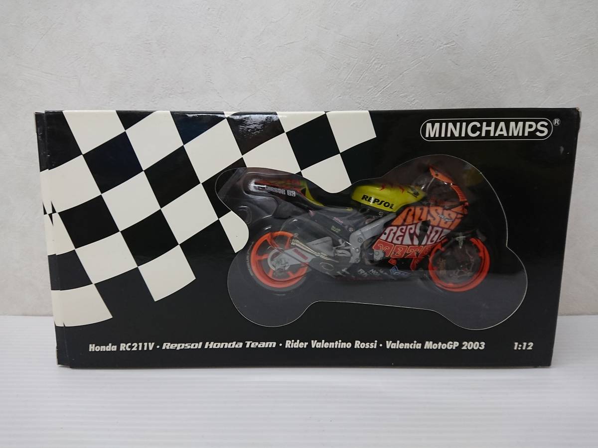 RC211V ミニチャンプス 1&frasl;12 0 Honda HONDA GP Moto 公式通販 MotoGP ホンダ CHAMPION&frasl;MOTOGP Telefonica VALENTINO ロッシ レプソル