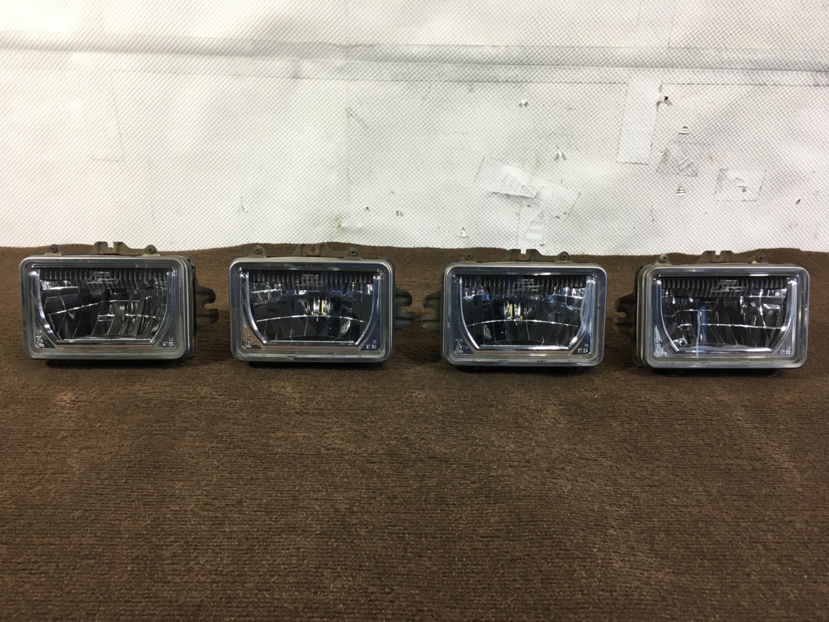 点灯確認済み Koito Led ヘッドライト 24v ハイビーム ロービーム 4灯 角目 ヘッドランプ デコトラ レトロ サロンバス ヘッドライト 売買されたオークション情報 Yahooの商品情報をアーカイブ公開 オークファン Aucfan Com