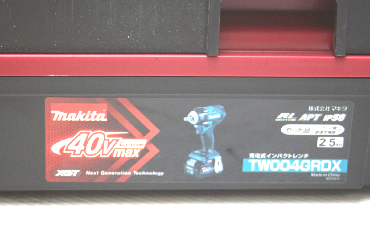 ☆04-2080】□未使用□マキタ makita 40VMAX 充電式インパクトレンチ 