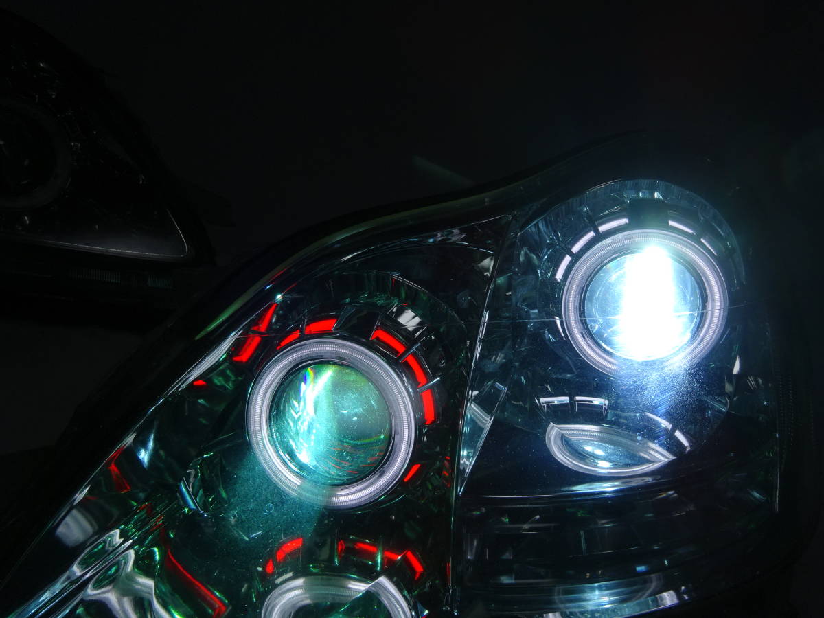 HID バラスト付き クラウン 18 プロジェクター CCFL イカリング ヘッド 