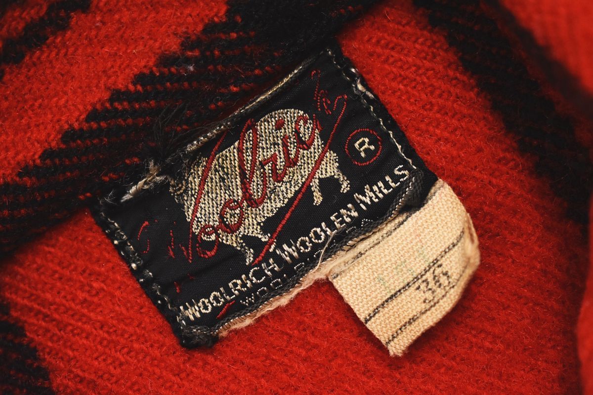 ☆50s ヴィンテージ ウールリッチ WOOL RICH チェック柄 ウール CPO