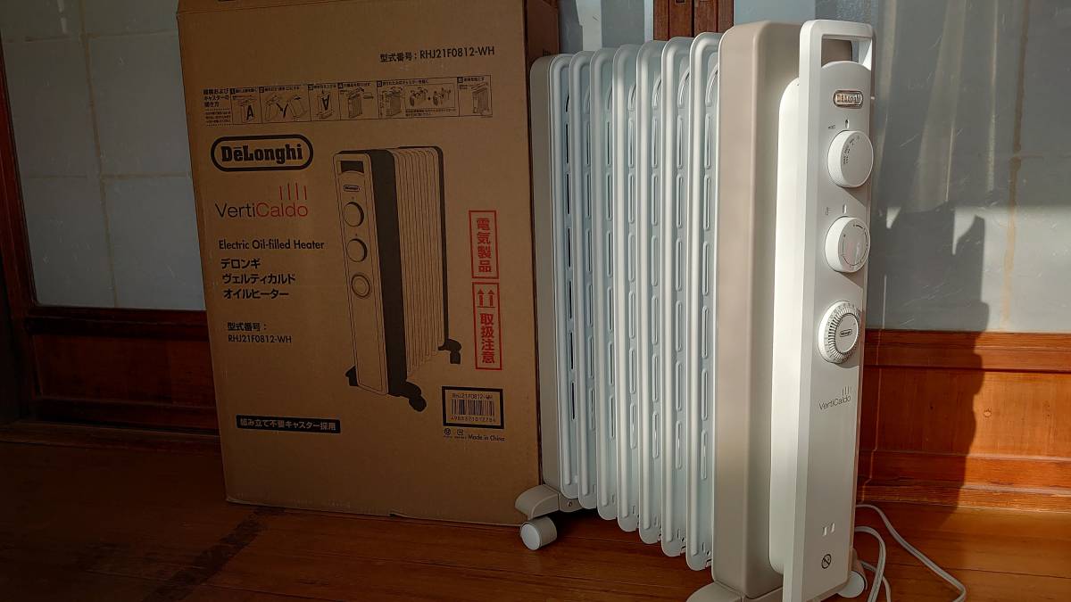 DeLonghi Verticaldo オイルヒーター DeLonghi VertiCaldo オイルヒーター RHJ21F0812 DeLonghi オイル