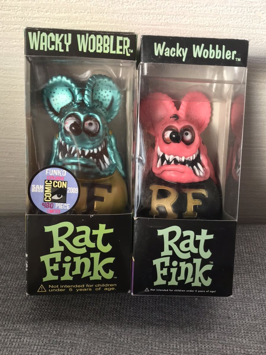 最新作，定番 RAT FINK ラットフィンク FUNKO ボビングヘッド 2体セット レア 480体限定 メタリックグリーン ピンク(その他)｜売買されたオークション情報、yahooの商品情報をアーカイブ公開 - オークファン その他
