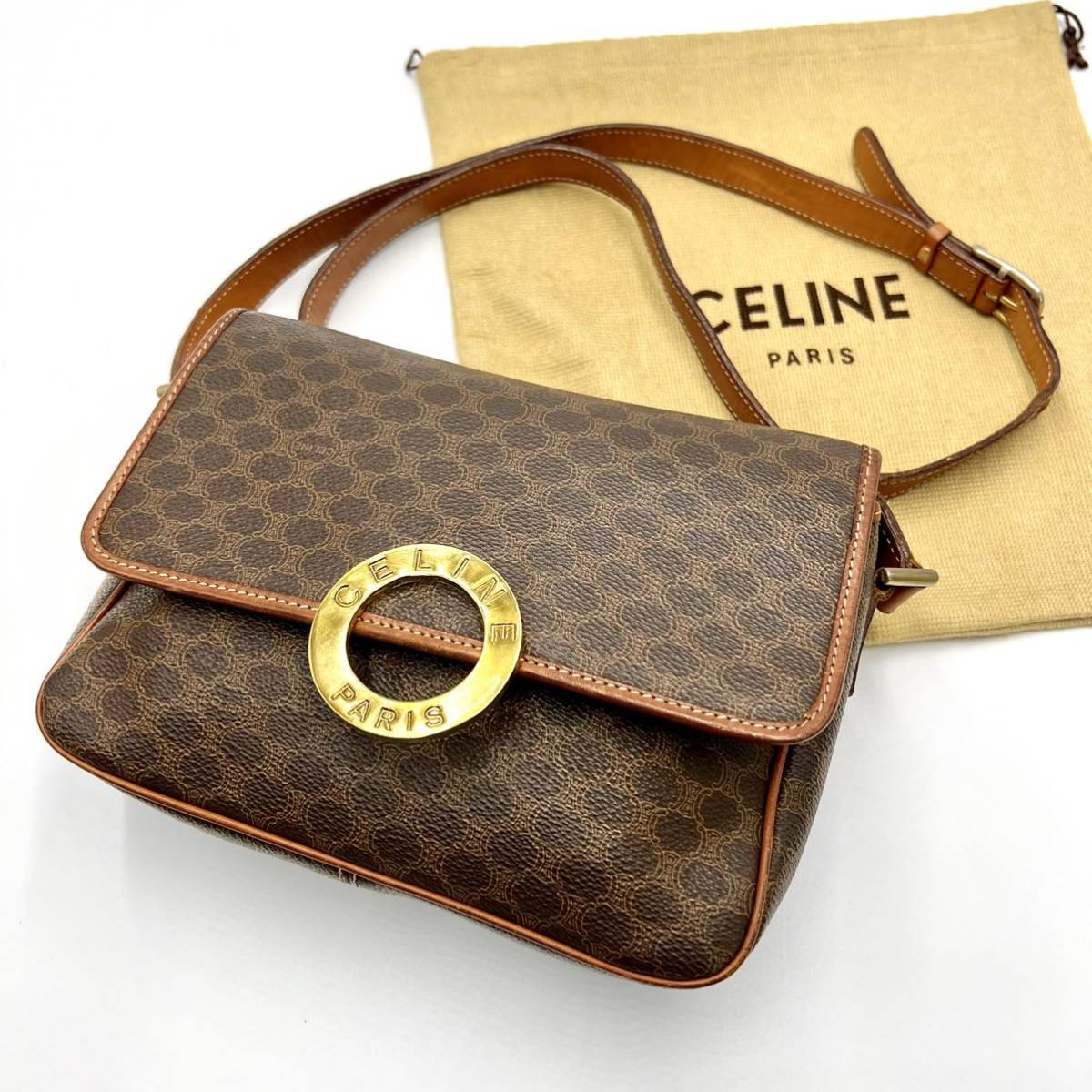 1円～【一級品の輝き】 CELINE セリーヌ ショルダーバッグ ポシェット 
