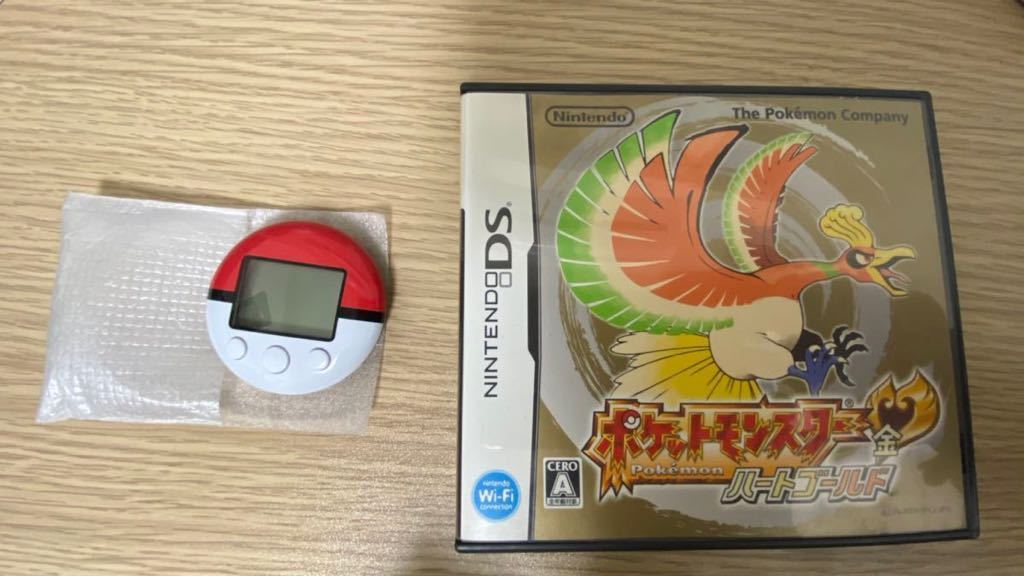 未使用 ポケウォーカー 中古ハートゴールド ソフト+ケース