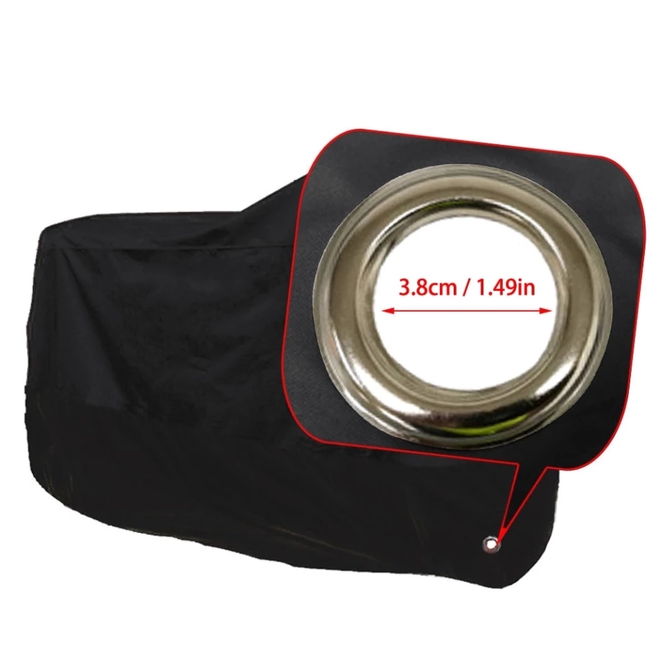 お買い得 バイクカバー ２ＸＬ 黒 耐水　耐熱　耐雪　防水 厚手 小型 中型 大型　原付 スクーター　オートバイバイク ボディカバー_3