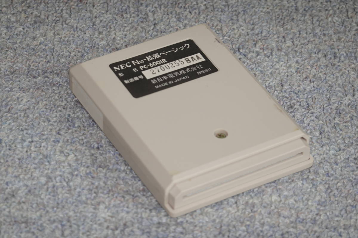 NEC PC-6001 PCS-6001R N60-拡張ベーシック 説明書付き Yahoo