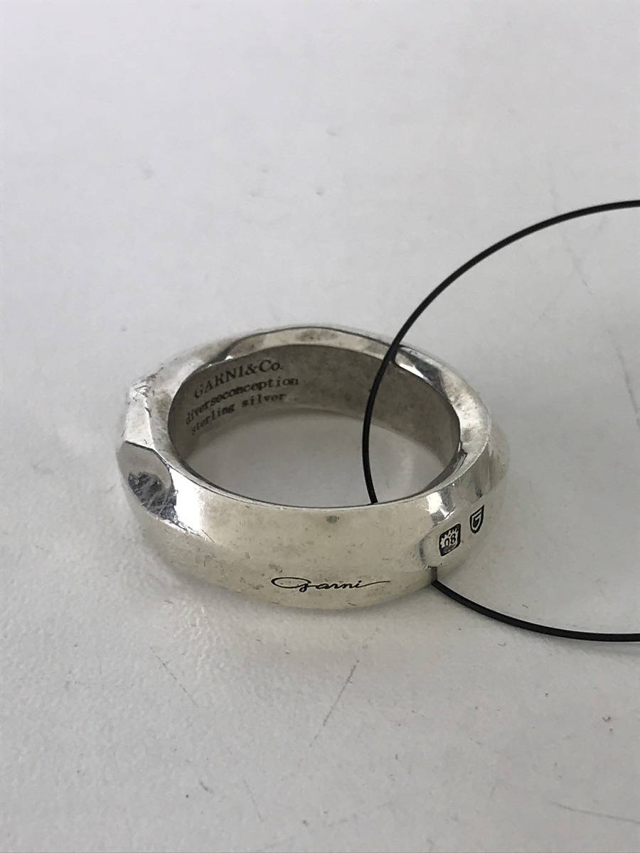 GARNI シルバー リング　21号程度 GARNI◇リング/SILVER/21号/シルバー ＞≪ 【公式通販】
