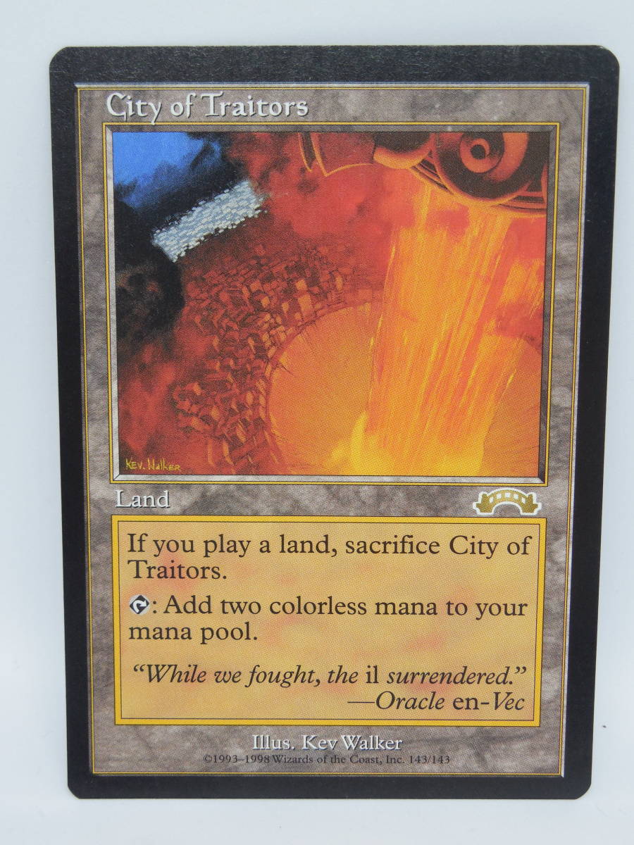of Traitors MTG City 裏切り者の都⁄City 裏切り者の都 英語版 EXO つん