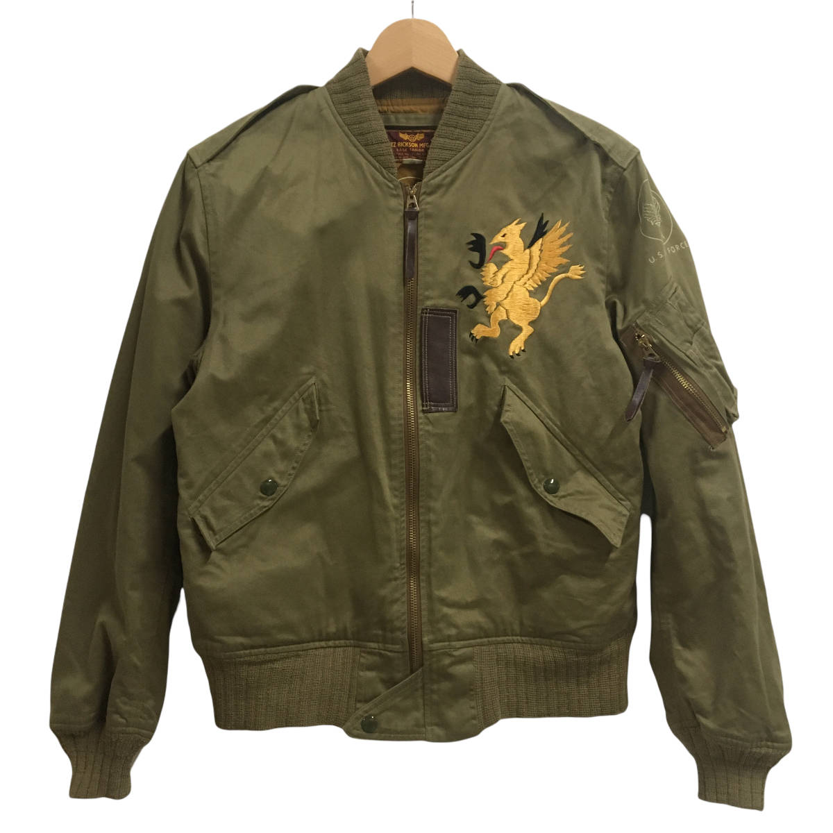 size38 バズリクソンズ　コットンフライトジャケット BR11505 BUZZ RICKSON'S バズリクソンズ L-2 コットン フライトジャケット