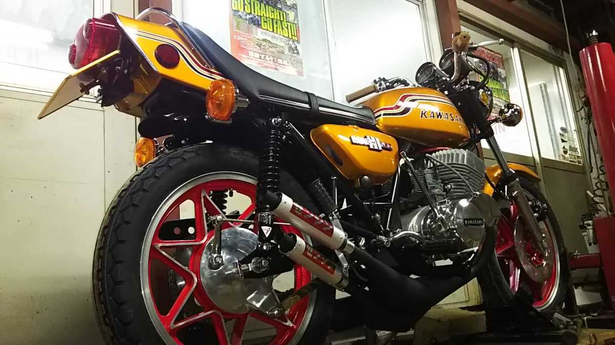 カワサキ 750ss H2 ゼンシンチャンバー 爆竹チャンバー マフラー Yahoo 