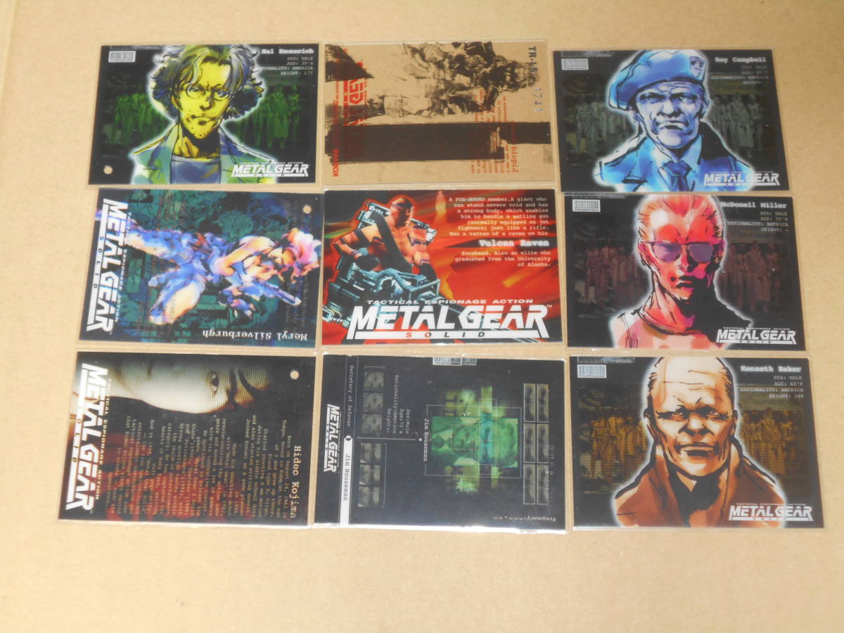 L GEAR SOLID Card コレクションカード トレカ METAL GEAR SOLID Card コレクションカード トレカ Card SOLID GEAR