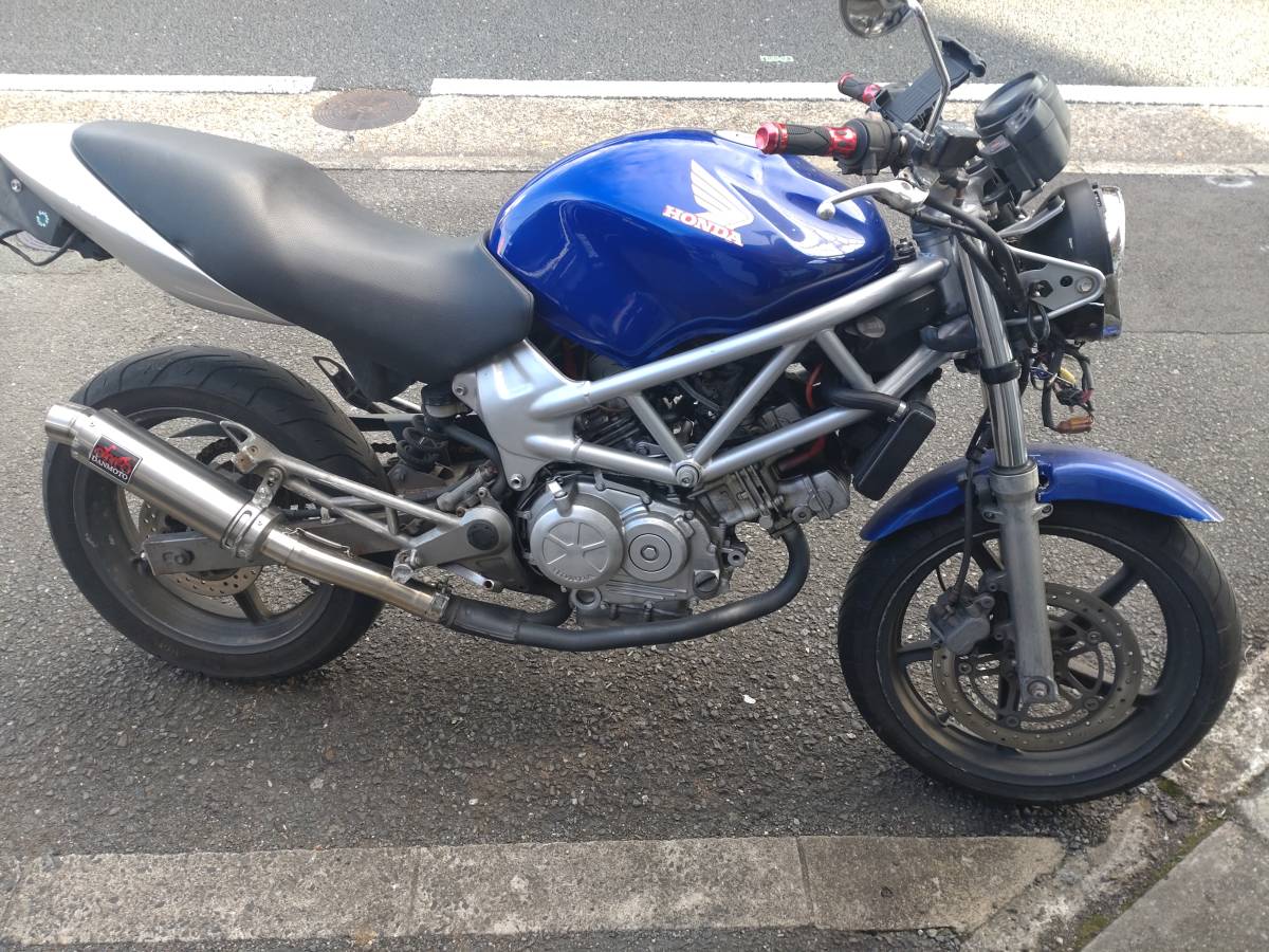 京都から ホンダVTR250 MC33-100**** 事故車 部品取り 修理レストア 