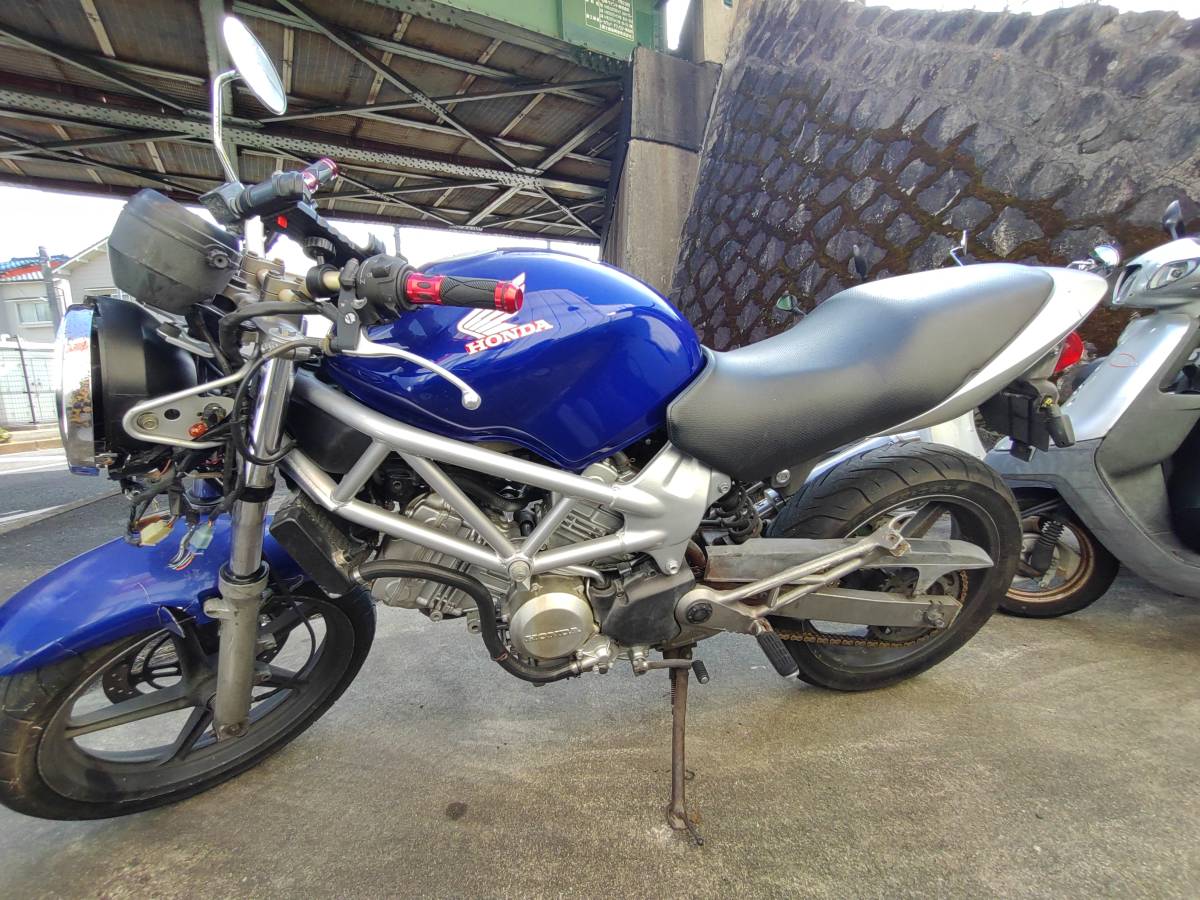 京都から ホンダVTR250 MC33-100**** 事故車 部品取り 修理レストア 