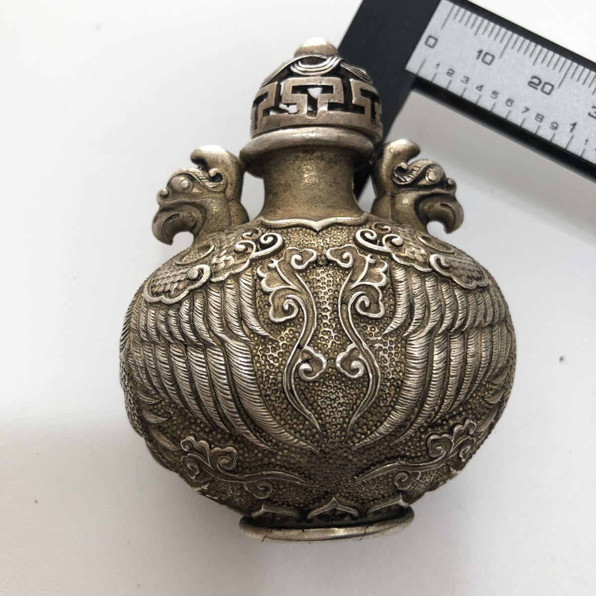 中国古玩 金富士手彫り 色被ガラス鯉蓮彫刻鼻煙壺 Yahoo!オークション