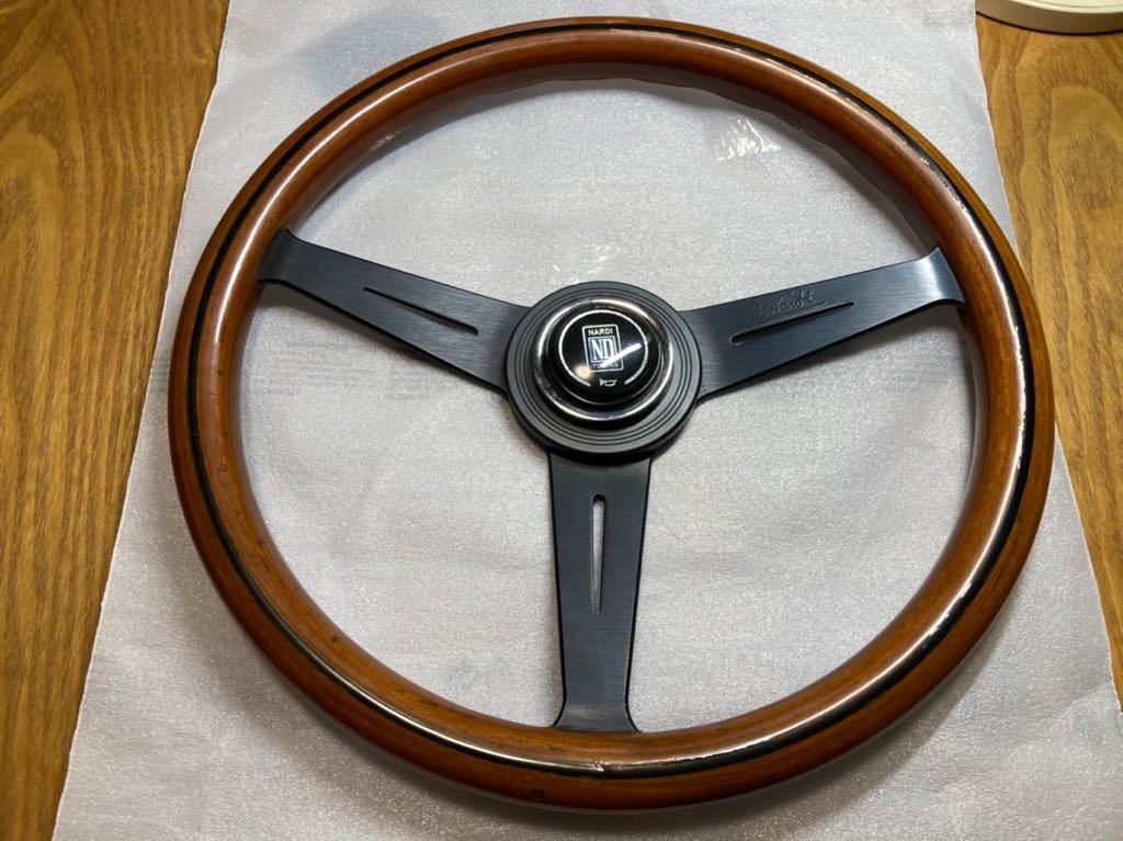 NARDI（ナルディ）風　ウッドステアリング　36cm ナルディウッドステアリングNARDI 旧車 当時物 クラシック 36 【公式通販】