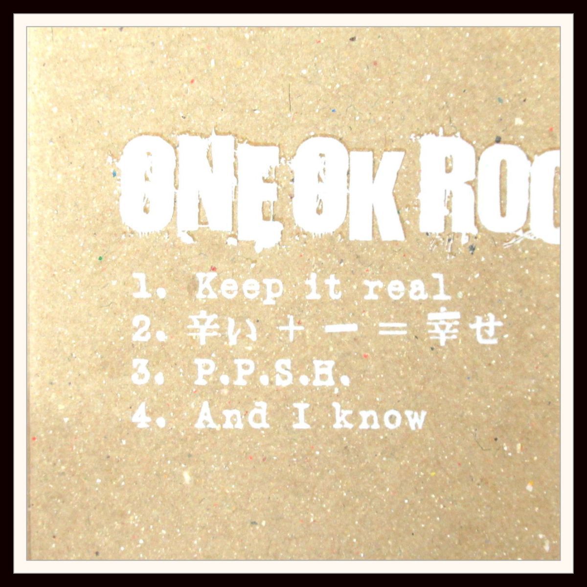 CD ONE OK ROCK Keep it real☆帯付き/ワンオク【J2【SP it - ROCK