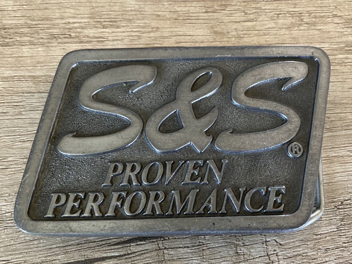 中古】S&Sサイクル バックル☆ビンテージ 当時物 90s ハーレー 