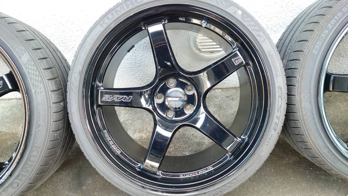 RAYS GRAMLIGHTS 57CR レイズ グラムライツ 19インチ9.5J+45 PCD100 