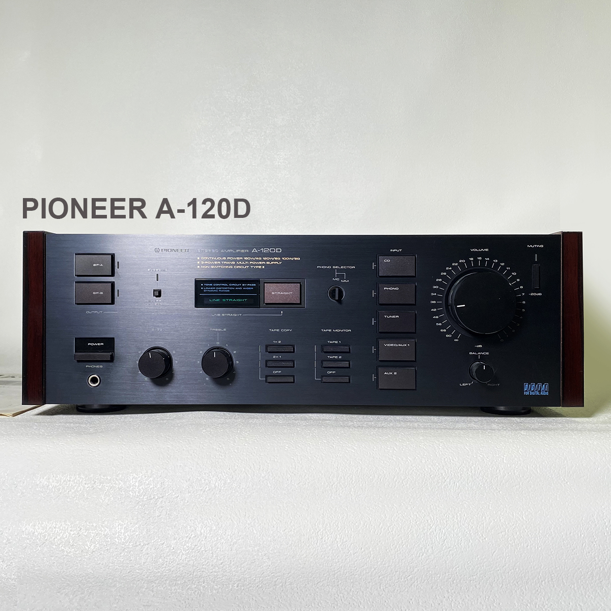良品 パイオニア PIONEER A-120D ステレオ プリメイン アンプ 説明書 付き STEREO AMPLIFIER オーディオ 機器 ...