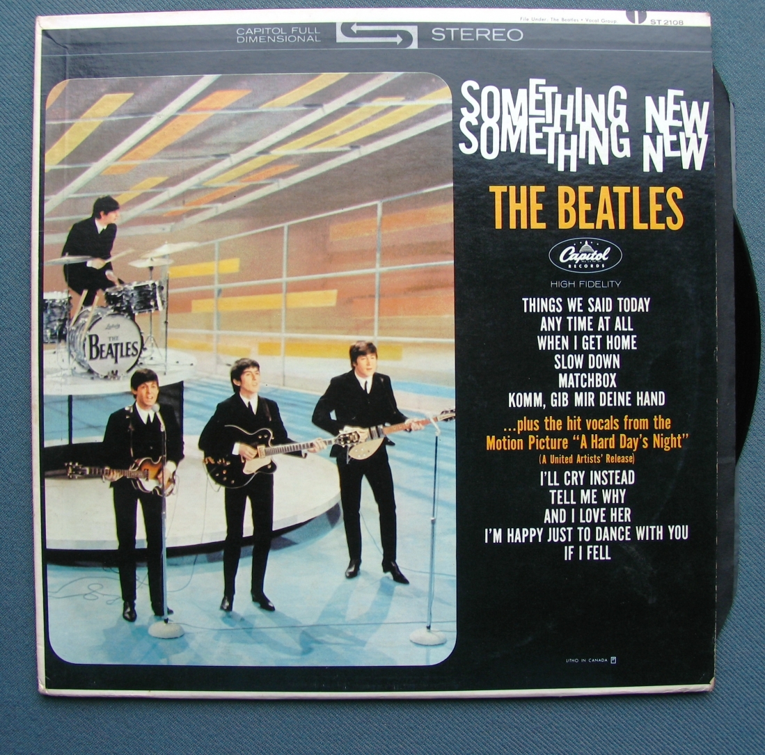  雅雑&sect; 8 LP Beatles/SomethingNew 1 カナダCapitolレインボーレーベル盤/Stereo/盤質良/音質優良/音圧迫力/レーベルセロテ跡/ST-1-2108(Beatles， The)｜売買されたオークション情報、yahooの商品情報をアー B