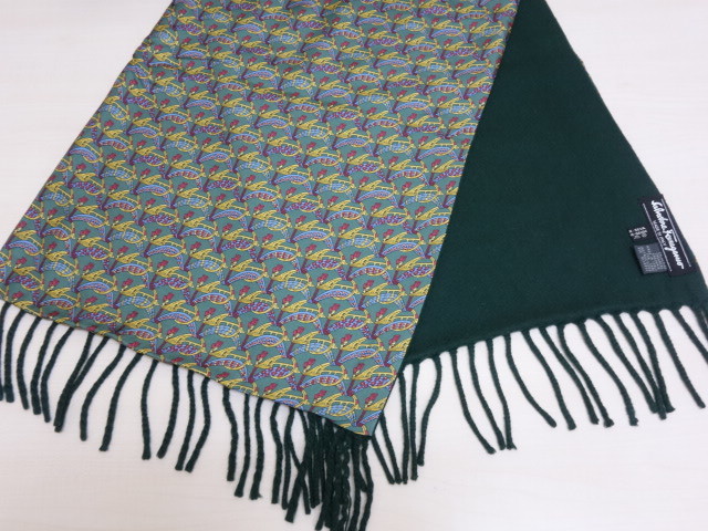 ☆0124A Salvatore Ferragamo サルヴァトーレフェラガモ カシミヤ