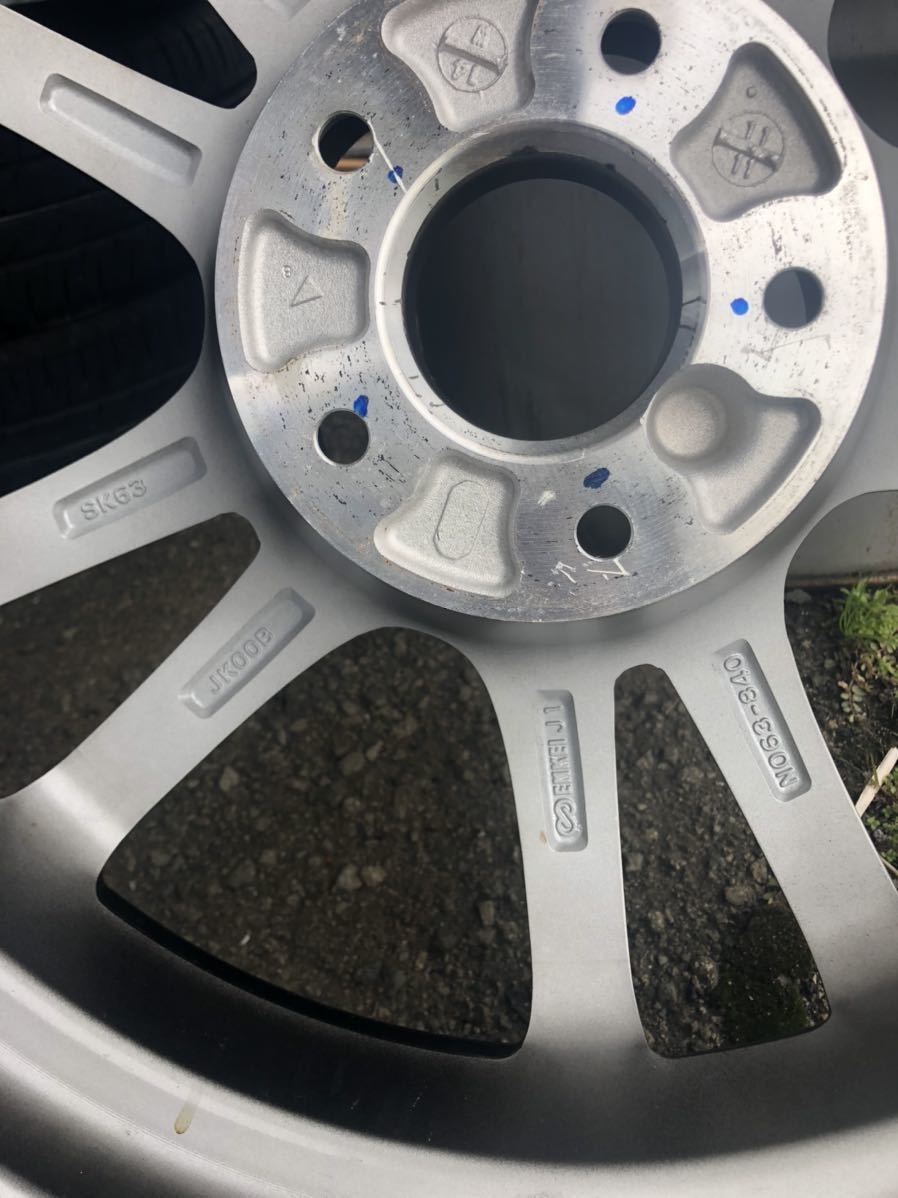 日産フーガ純正 アルミ スペアタイヤ 18インチ 5穴 114,3 T155 