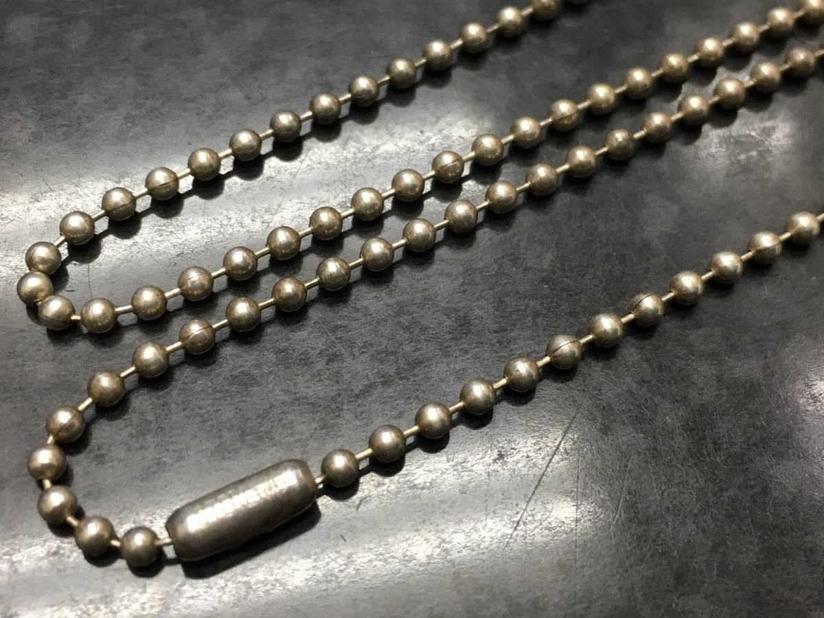 CHROME HEARTS/クロムハーツ 純正ボールチェーン スターリングシルバー