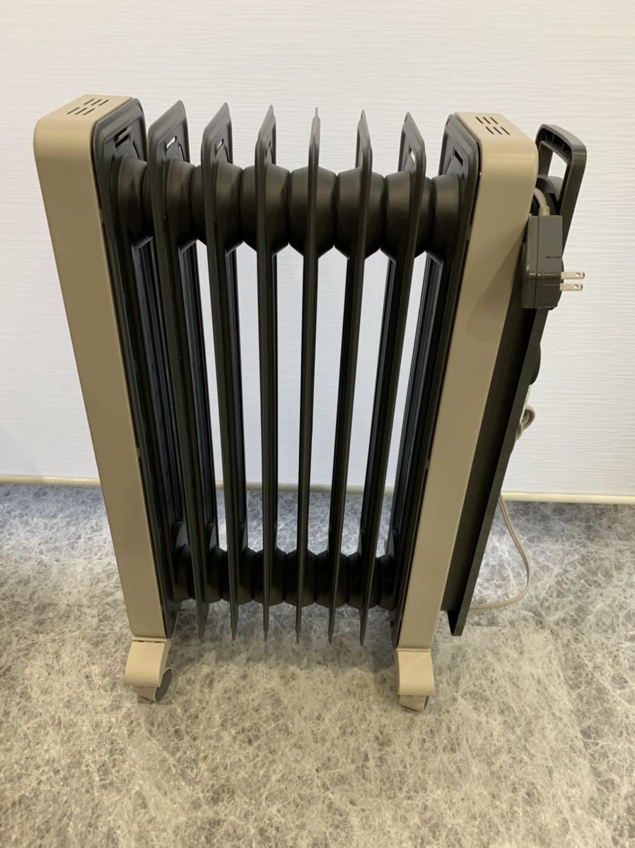 DeLonghi デロンギオイルヒーター RHJ21F0812-GY ゼロ風暖房 8～10畳用