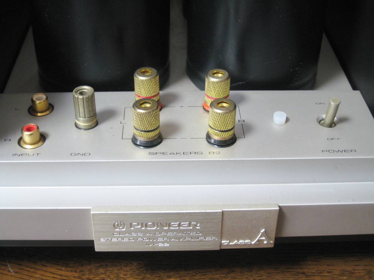 PIONEER（パイオニア） A級パワーアンプ M-22 部品取り用ジャンク