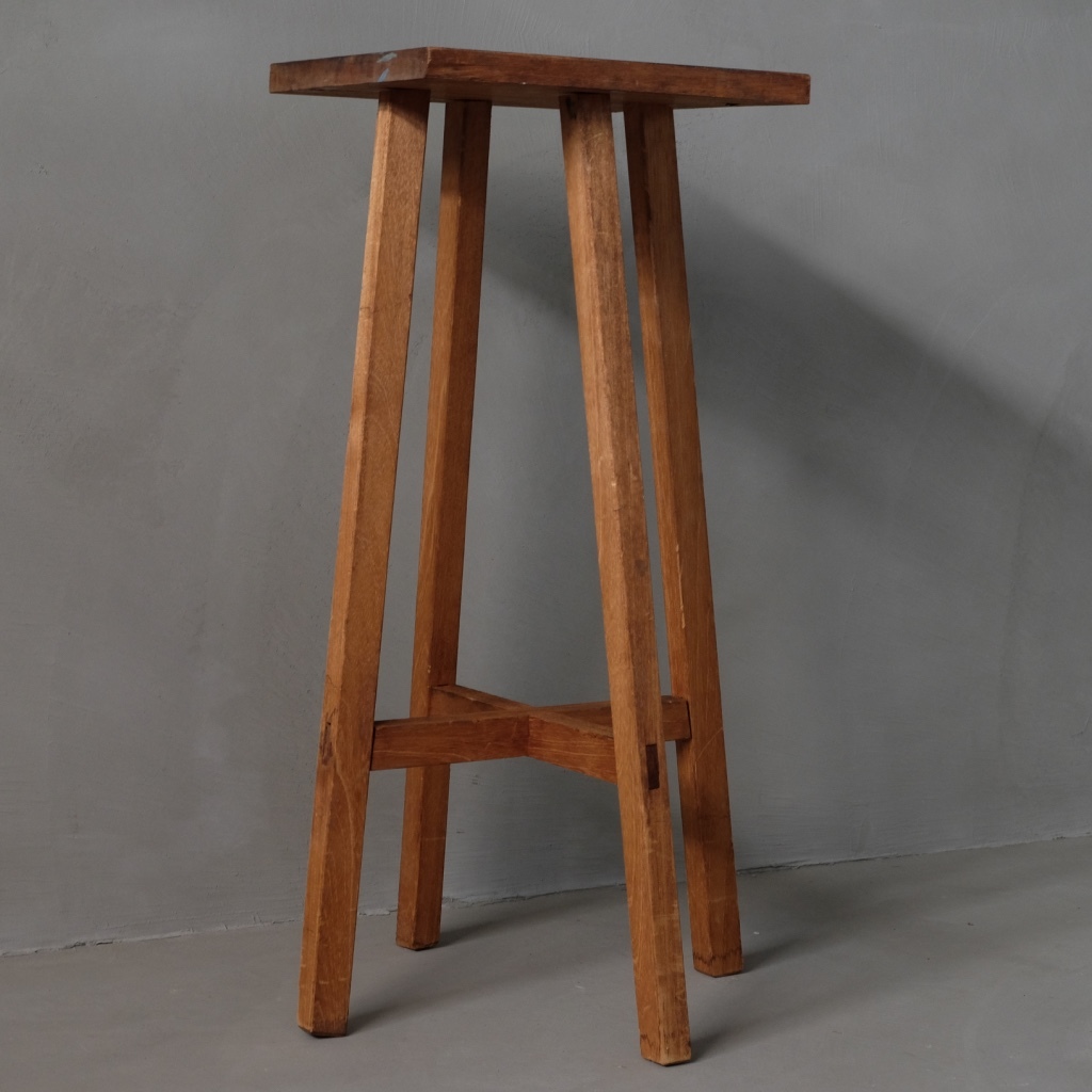 サイドテーブル ラワン材 コーヒーテーブル 飾り棚 展示台 古家具