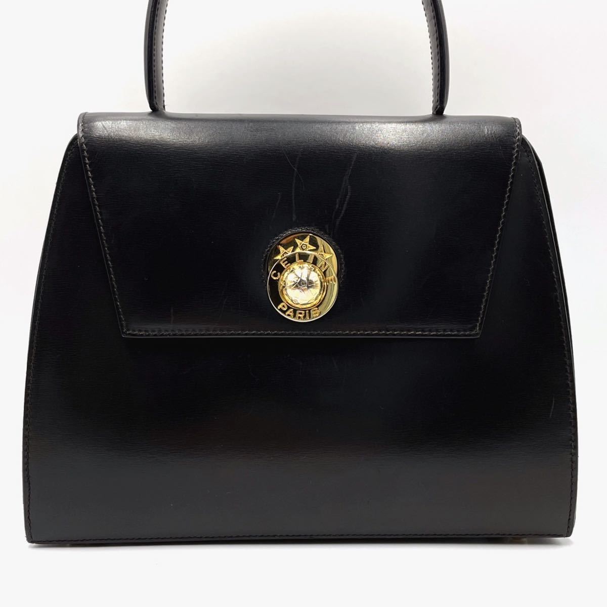 1円～ 【幻の一品】 CELINE セリーヌ スターボール ケリー型 