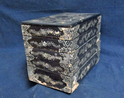 古美術】李朝、螺鈿細工、漆箱、古民具、アンティーク