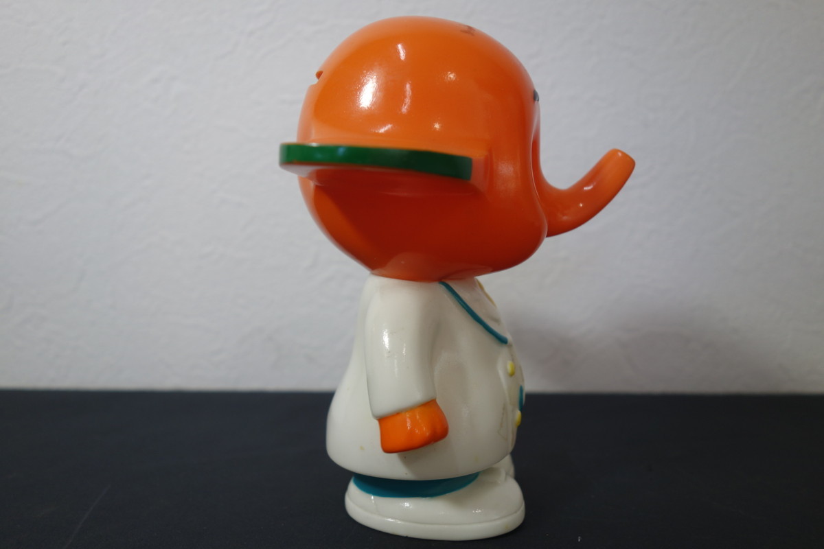 当時物 サトちゃん 貯金箱 ソフビ 佐藤製薬 キャラクター 昭和レトロ