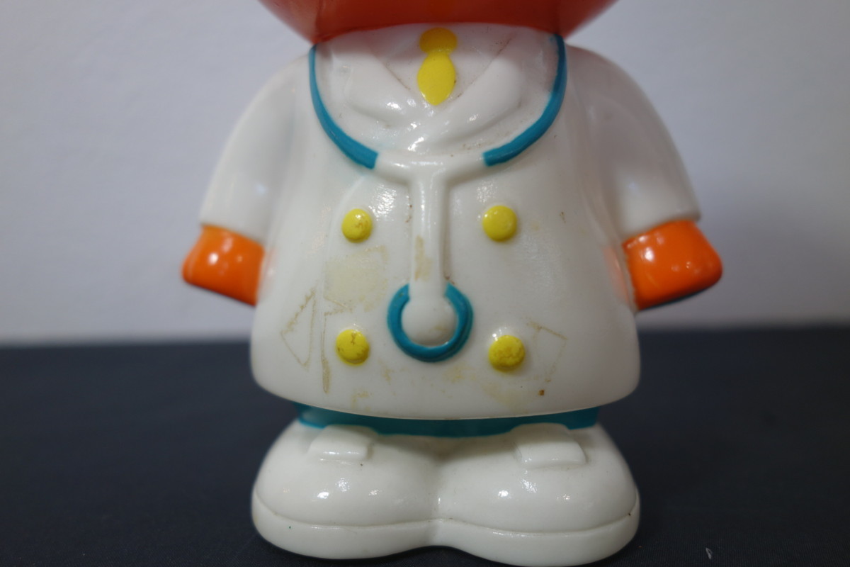 当時物 サトちゃん 貯金箱 ソフビ 佐藤製薬 キャラクター 昭和レトロ