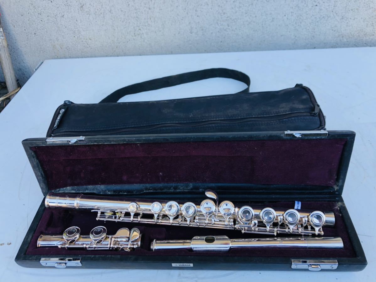 良品】YAMAHAフルート 211 フルート YFL-211 ケース付 Eメカ 良品