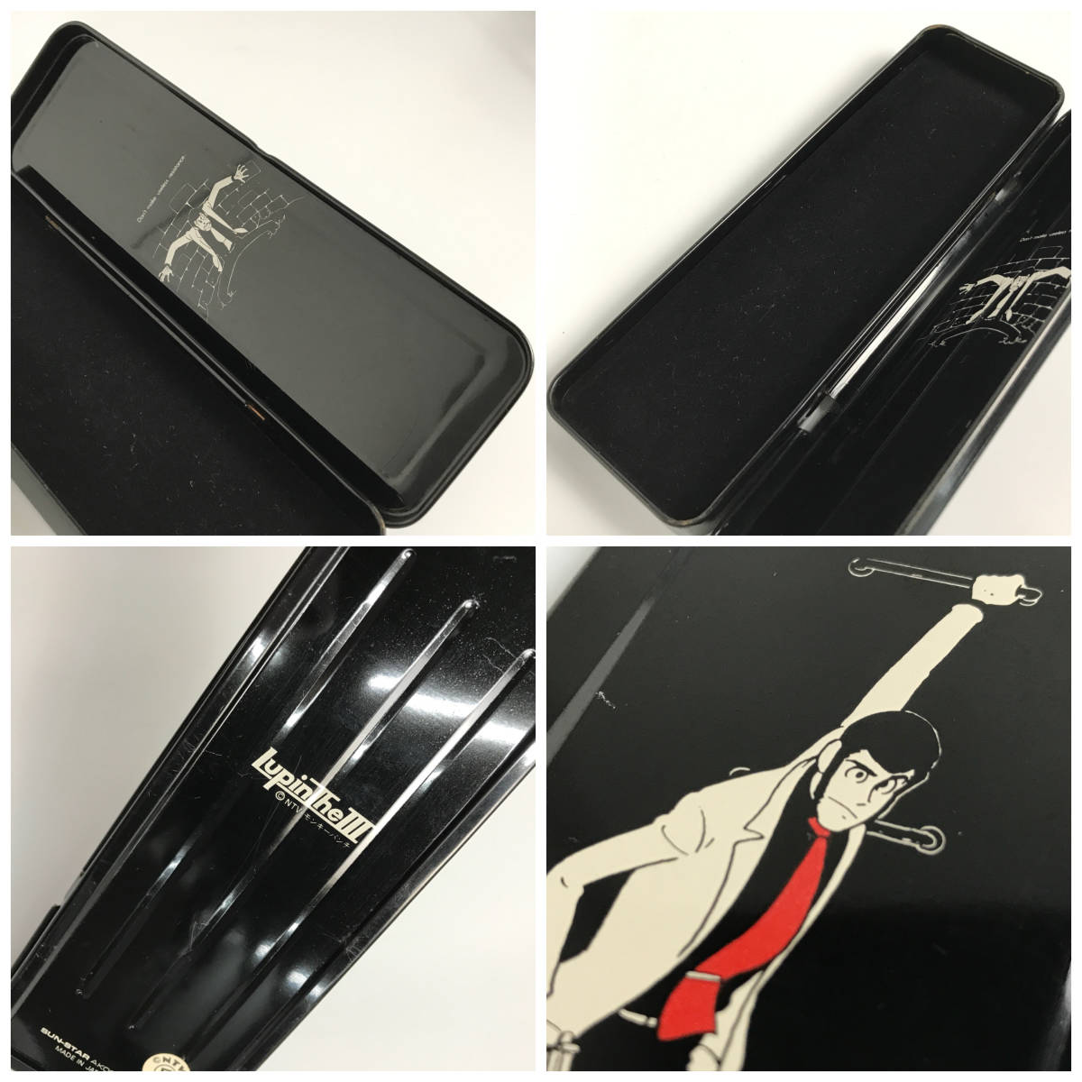 ba8/12 希少 ルパン三世 缶ペンケース 中古 A LIKABLE FELLOW 筆箱 