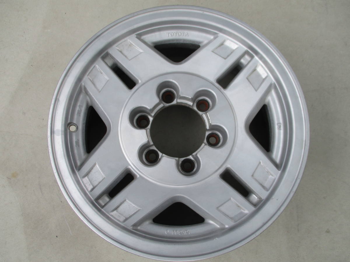  トヨタ ランドクルーザー 70 ナロー 純正 ホイール 16&times;6JJ ランクル 純正戻し スタッドレス ランクル70 78プラド ④(純正品)｜売買されたオークション情報、yahooの商品情報をアーカイブ公開 6穴